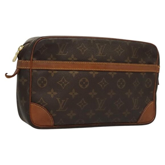 LOUIS VUITTON Monogram Compiegne 28 Clutch Bag M51845 LV Auth th5799 - Picture 1 of 16